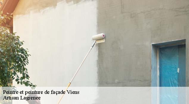 Peintre et peinture de façade  viens-84750 Artisan Lagrenee