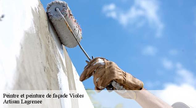 Peintre et peinture de façade  violes-84150 Artisan Lagrenee