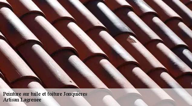Peinture sur tuile et toiture  jonquieres-84150 Couverture Lagrenee