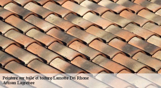 Peinture sur tuile et toiture  lamotte-du-rhone-84840 Couverture Lagrenee