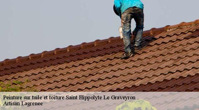 Peinture sur tuile et toiture  saint-hippolyte-le-graveyron-84330 Artisan Lagrenee