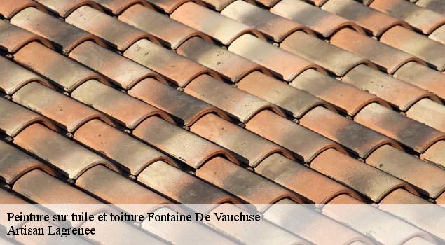 Peinture sur tuile et toiture  fontaine-de-vaucluse-84800 Artisan Lagrenee