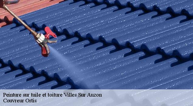 Peinture sur tuile et toiture  villes-sur-auzon-84570 Artisan Lagrenee