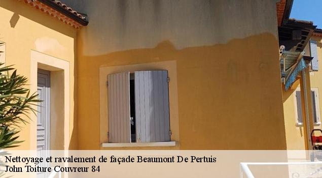 Nettoyage et ravalement de façade  beaumont-de-pertuis-84120 John Toiture Couvreur 84