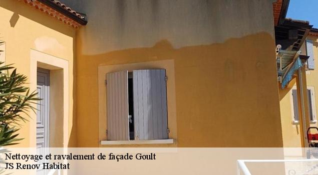 Nettoyage et ravalement de façade  goult-84220 JS Renov Habitat 