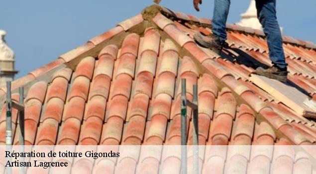 Réparation de toiture  gigondas-84190 Artisan Lagrenee