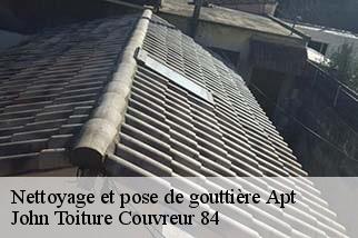 Nettoyage et pose de gouttière  apt-84400 John Toiture Couvreur 84