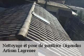 Nettoyage et pose de gouttière  gigondas-84190 Artisan Lagrenee