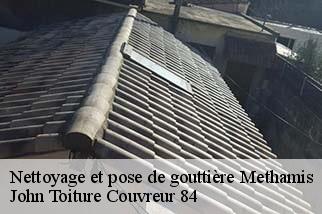 Nettoyage et pose de gouttière  methamis-84570 John Toiture Couvreur 84