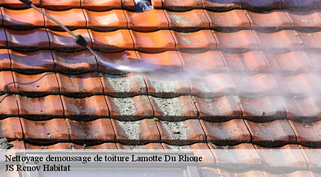 Nettoyage demoussage de toiture lamotte-du-rhone-84840 JS Renov Habitat