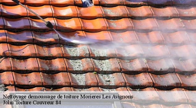 Nettoyage demoussage de toiture morieres-les-avignons-84310 John Toiture Couvreur 84