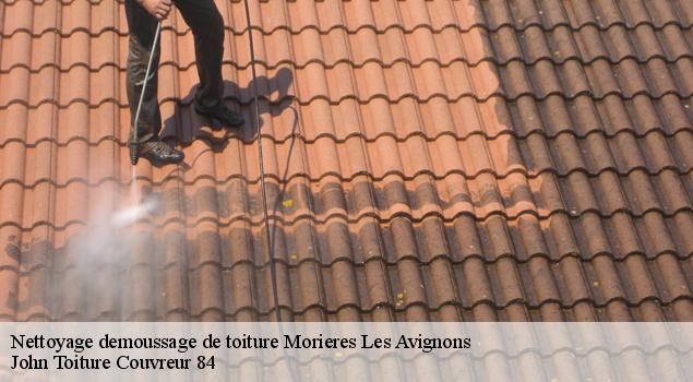 Nettoyage demoussage de toiture morieres-les-avignons-84310 John Toiture Couvreur 84