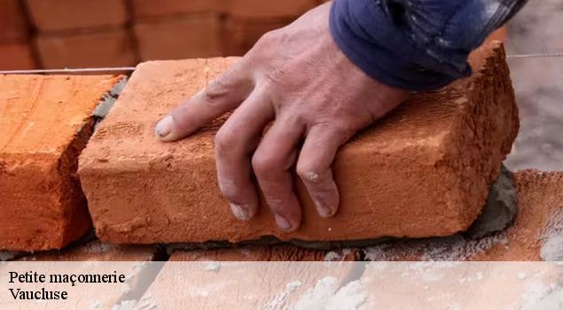 Petite maçonnerie 84 Vaucluse  JS Renov Habitat 