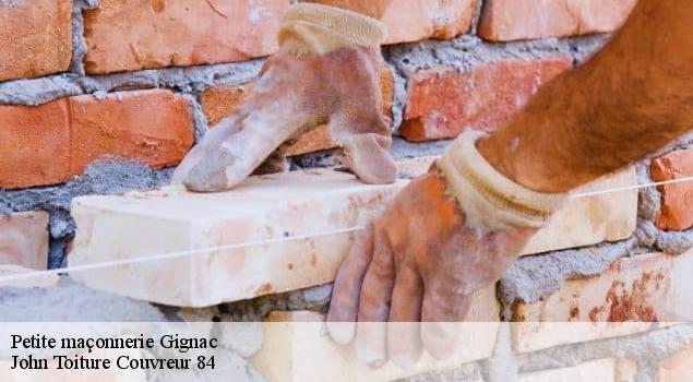 Petite maçonnerie  gignac-84400 John Toiture Couvreur 84