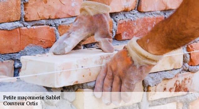 Petite maçonnerie  sablet-84110 Couverture Lagrenee