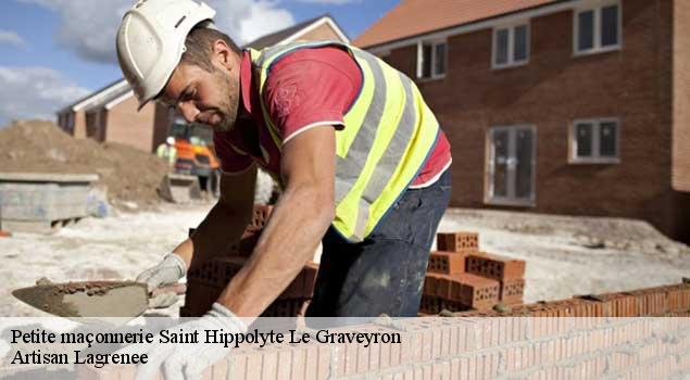Petite maçonnerie  saint-hippolyte-le-graveyron-84330 Artisan Lagrenee