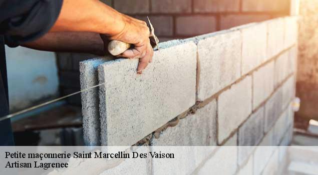 Petite maçonnerie  saint-marcellin-des-vaison-84110 Artisan Lagrenee