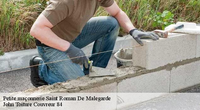 Petite maçonnerie  saint-roman-de-malegarde-84290 John Toiture Couvreur 84
