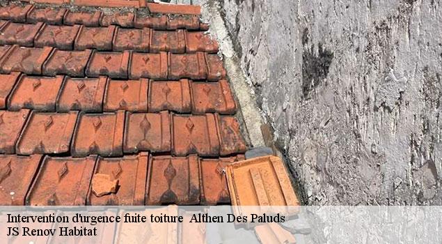 Intervention d'urgence fuite toiture   althen-des-paluds-84210 JS Renov Habitat 