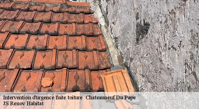 Intervention d'urgence fuite toiture   chateauneuf-du-pape-84230 JS Renov Habitat 