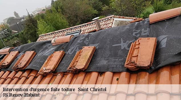 Intervention d'urgence fuite toiture   saint-christol-84390 JS Renov Habitat 