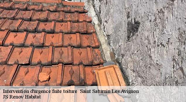 Intervention d'urgence fuite toiture saint-saturnin-les-avignon-84450 JS Renov Habitat