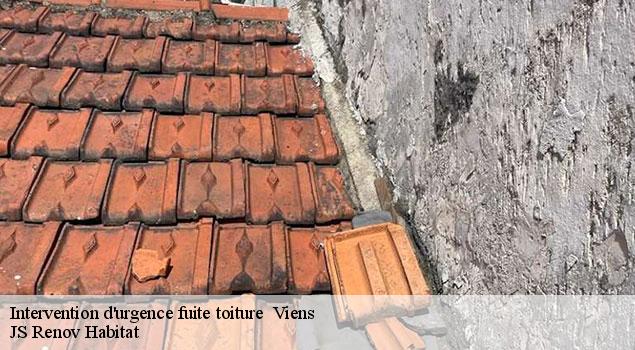 Intervention d'urgence fuite toiture   viens-84750 JS Renov Habitat 