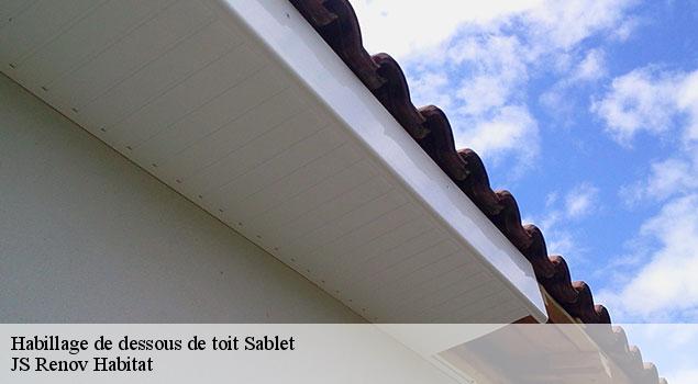 Habillage de dessous de toit  sablet-84110 JS Renov Habitat 