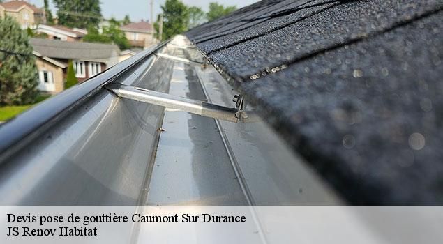 Devis pose de gouttière  caumont-sur-durance-84510 JS Renov Habitat 
