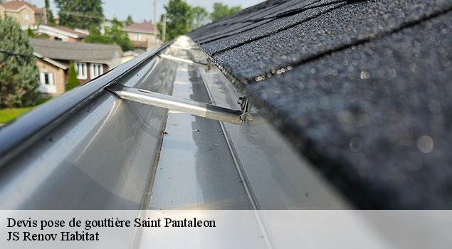 Devis pose de gouttière  saint-pantaleon-84220 JS Renov Habitat 
