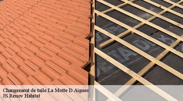 Changement de tuile  la-motte-d-aigues-84240 JS Renov Habitat 
