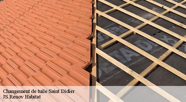 Changement de tuile  saint-didier-84210 JS Renov Habitat 