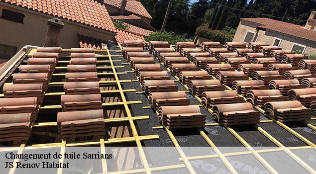 Changement de tuile  sarrians-84260 JS Renov Habitat 