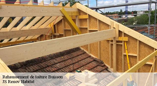 Rehaussement de toiture  buisson-84110 JS Renov Habitat 