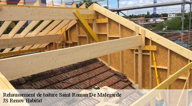 Rehaussement de toiture  saint-roman-de-malegarde-84290 JS Renov Habitat 